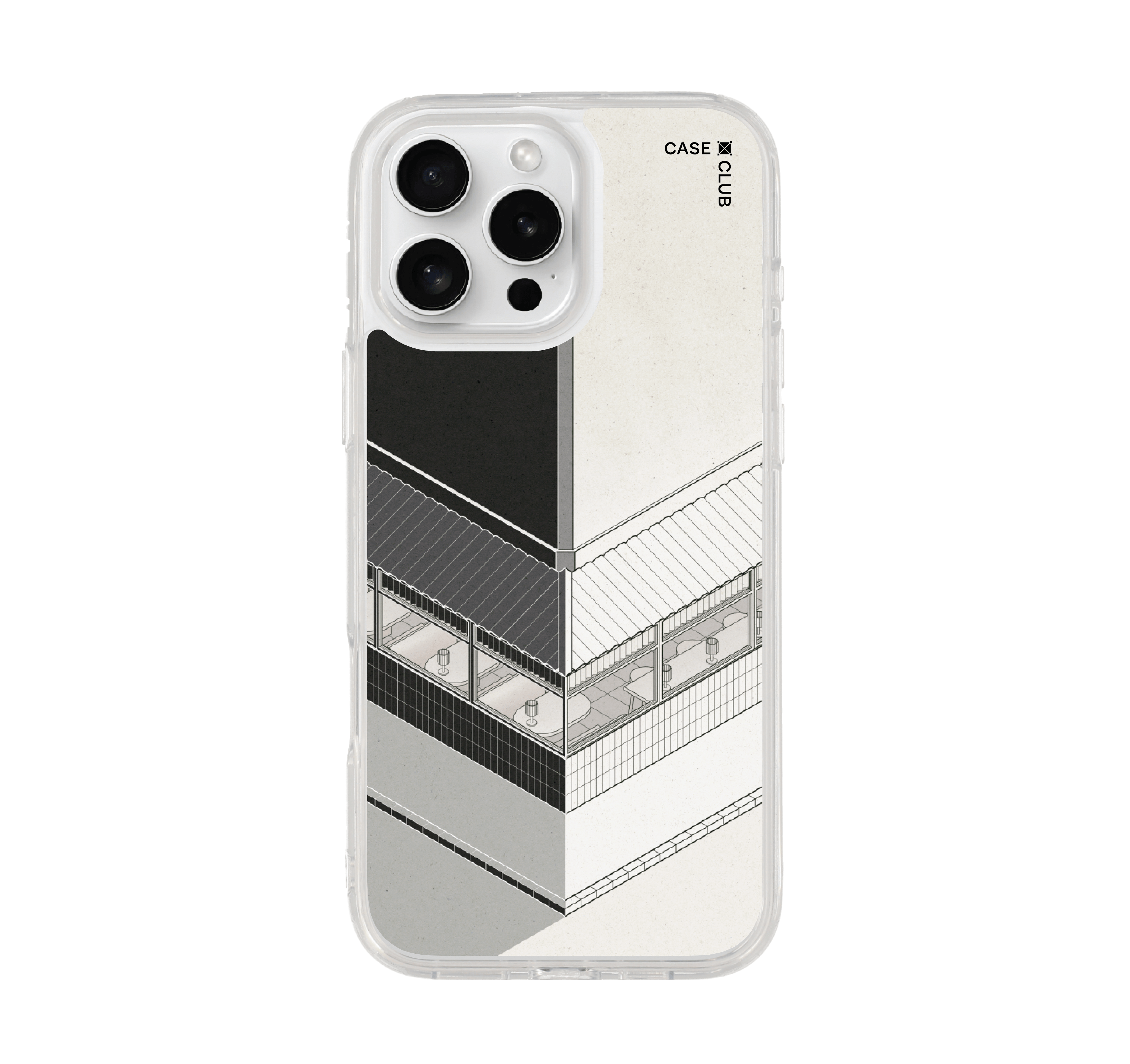 เคสใส iPhone 16 Pro Max บาร์มุมถนน