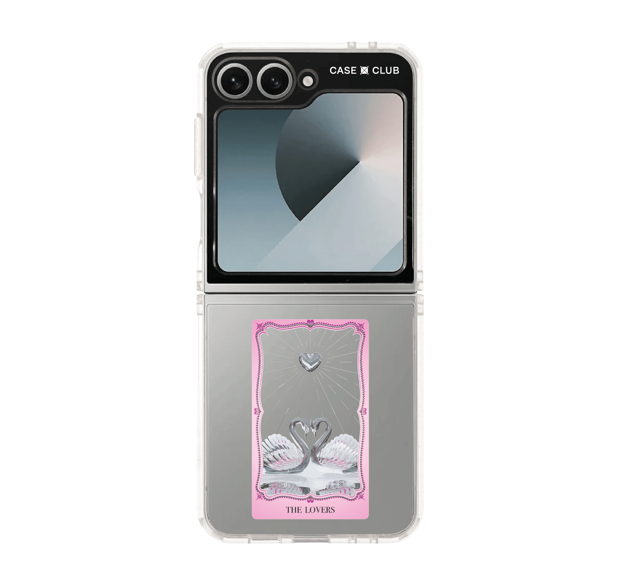 samsung galaxy z flip 6 clear case the lovers
