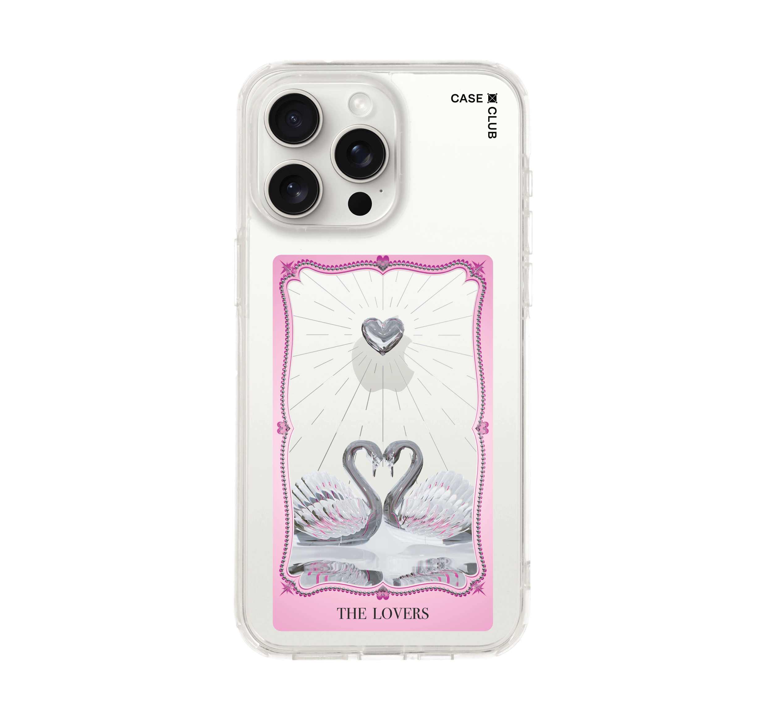 iphone 15 pro max clear case the lovers