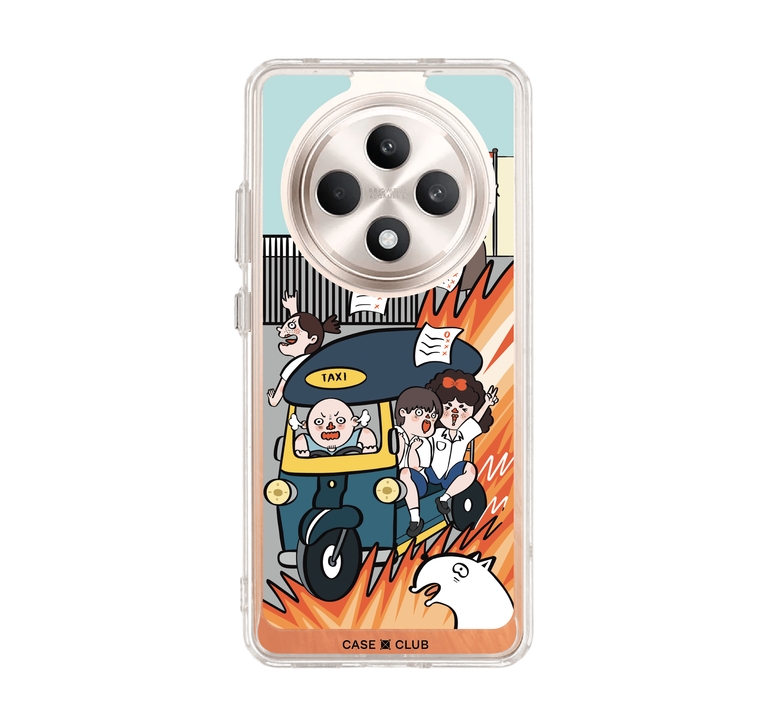 เคสใส oppo reno 12f ตุ๊กๆ ไทยแลนด์