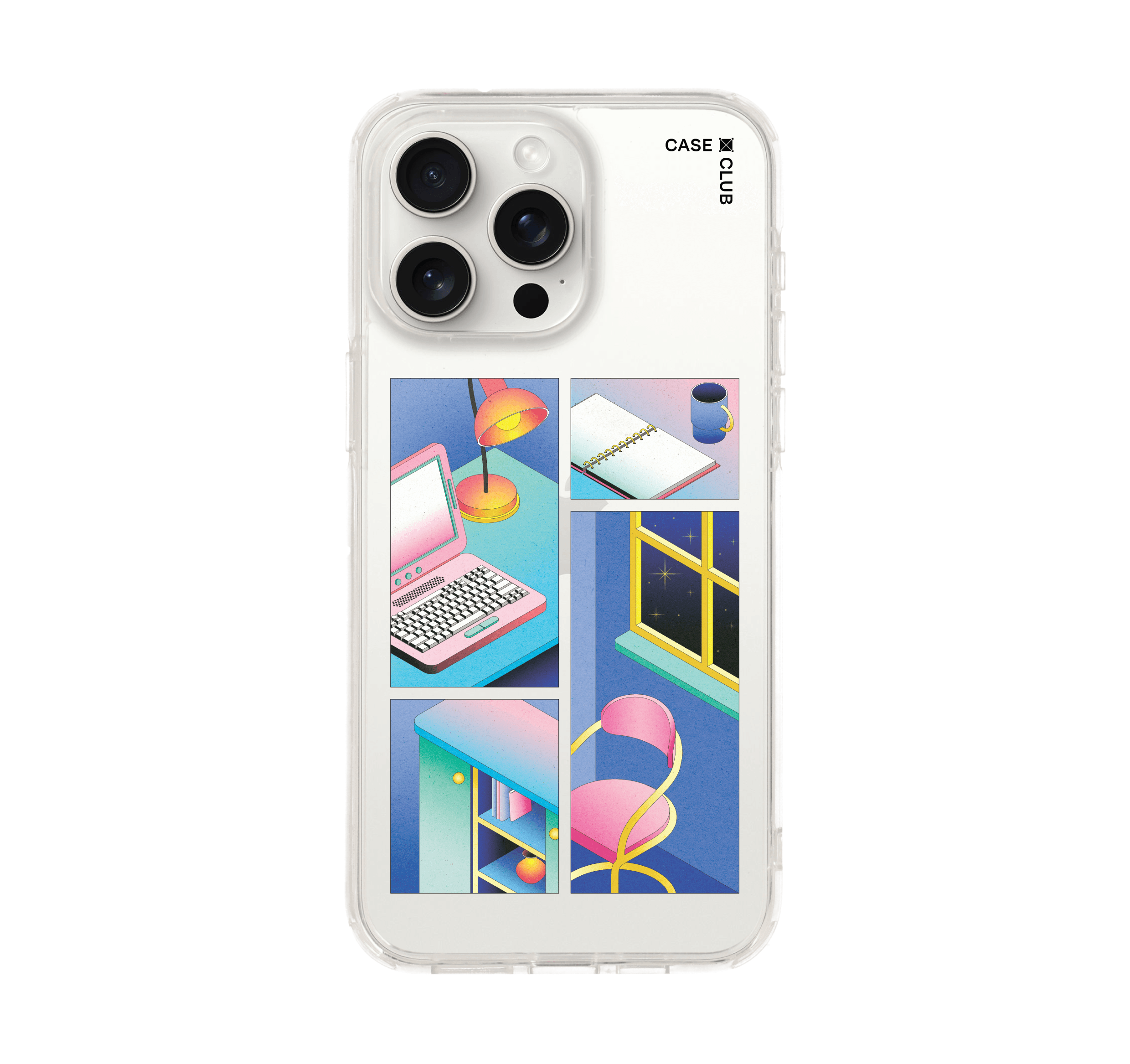 iphone 15 pro max clear case work life