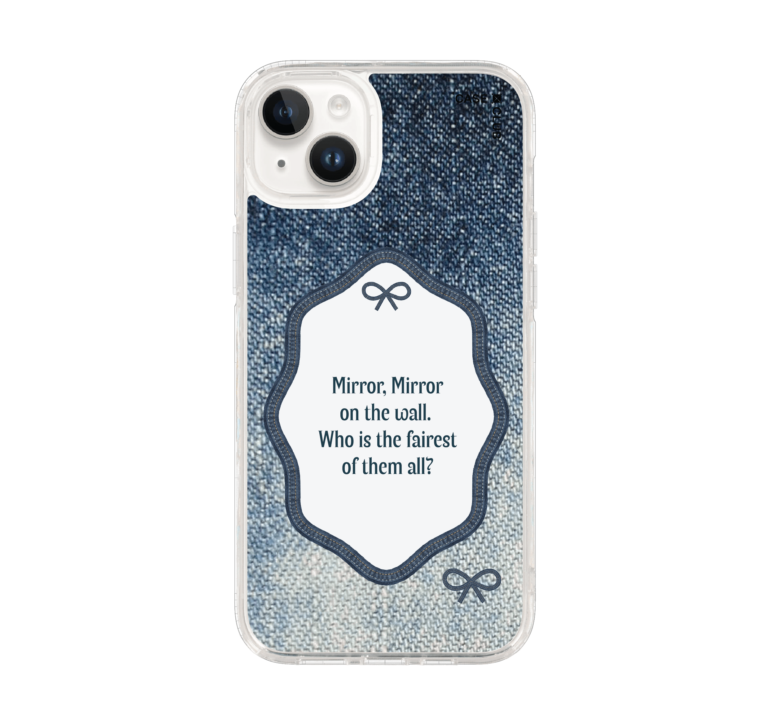 เคสใส iPhone 14 Plus คำคมกระจก
