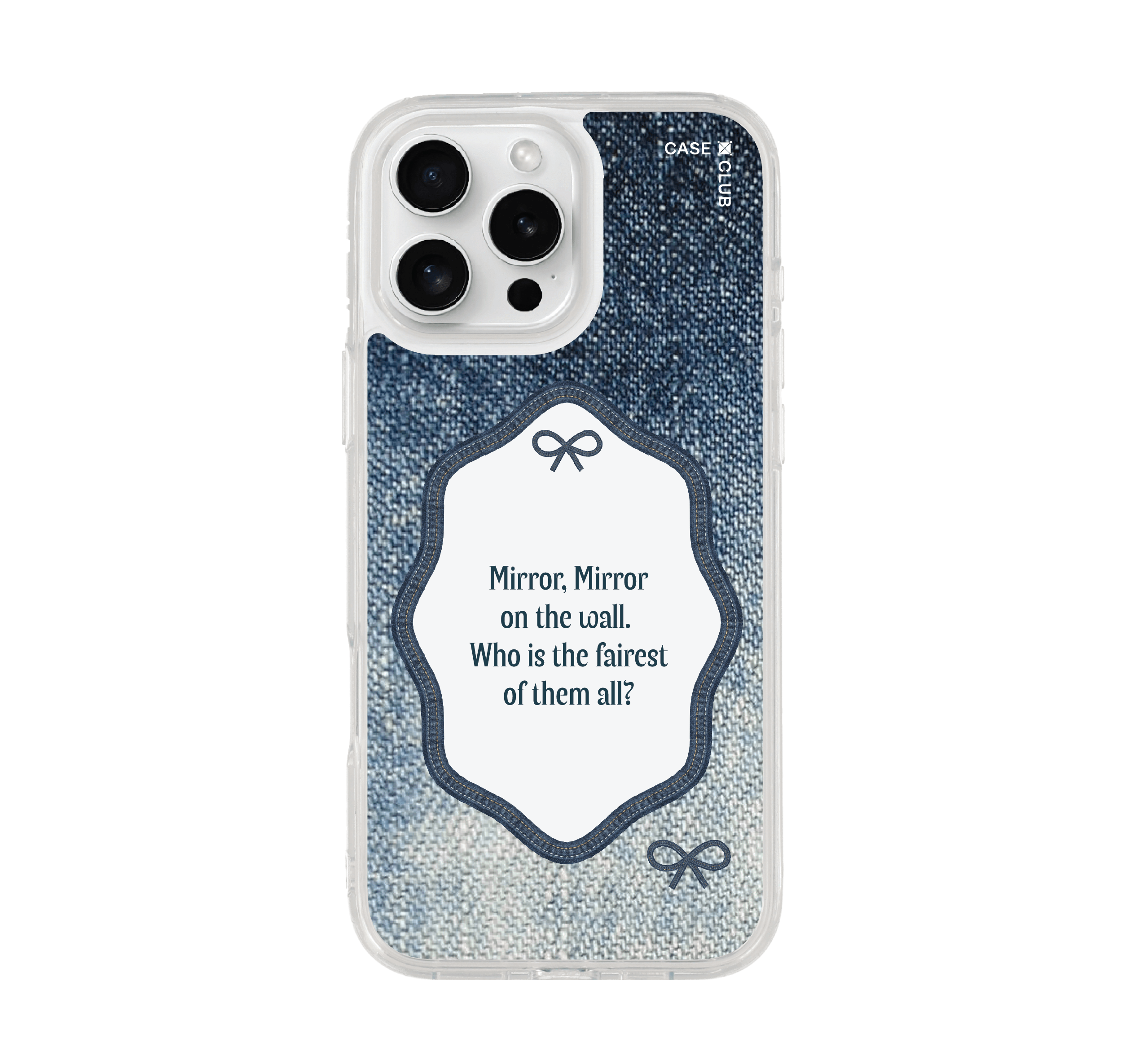 เคสใส iPhone 16 Pro Max คำคมกระจก