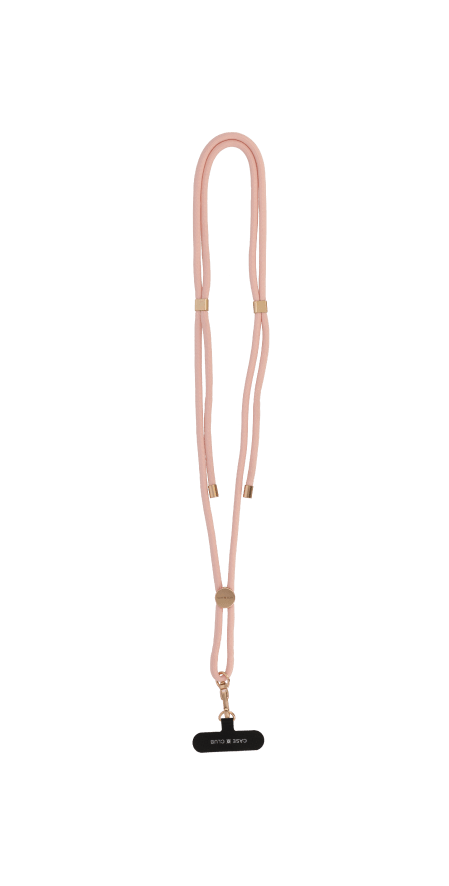 baby pink crossbody strap