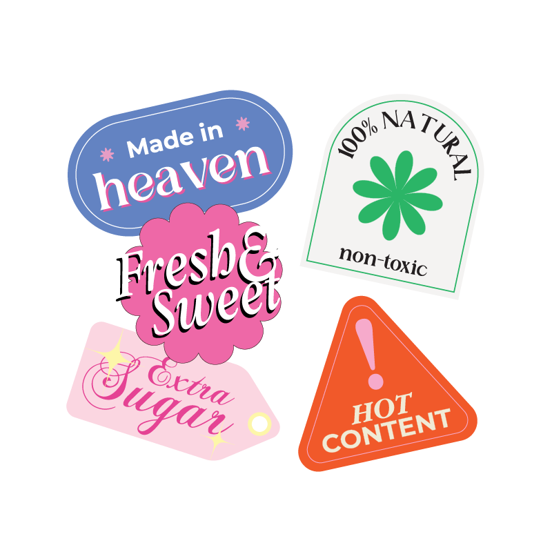 What's in My Basket Sticker