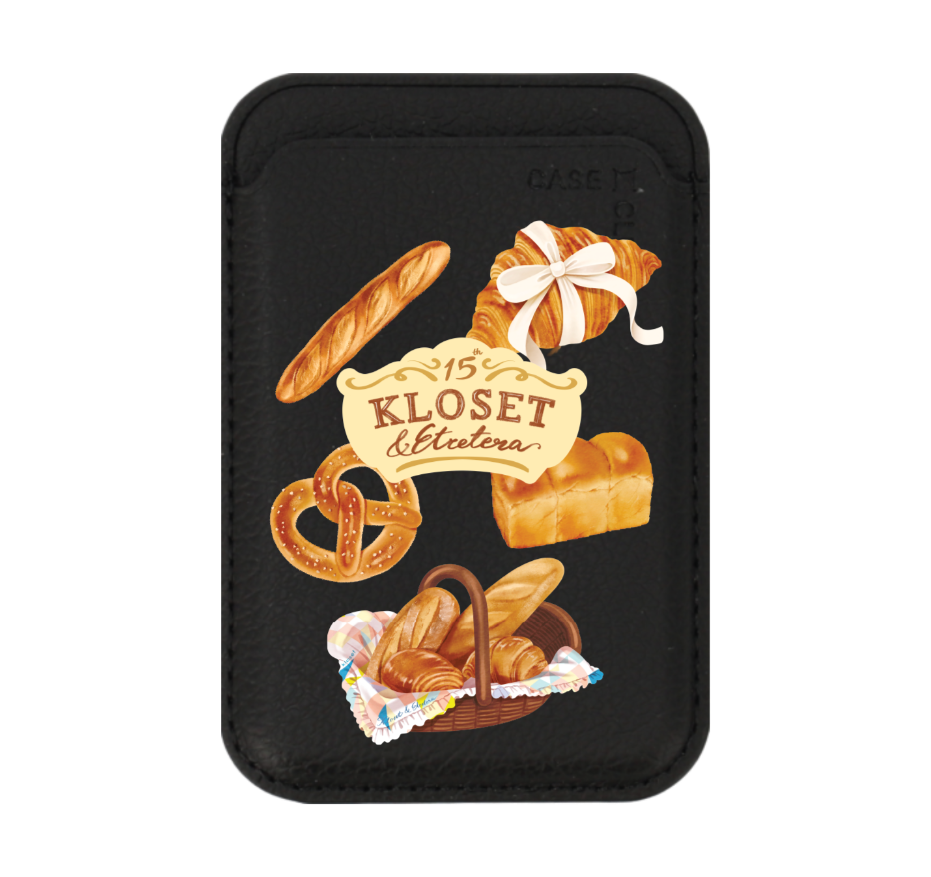 black wallet magsafe kloset pastry party