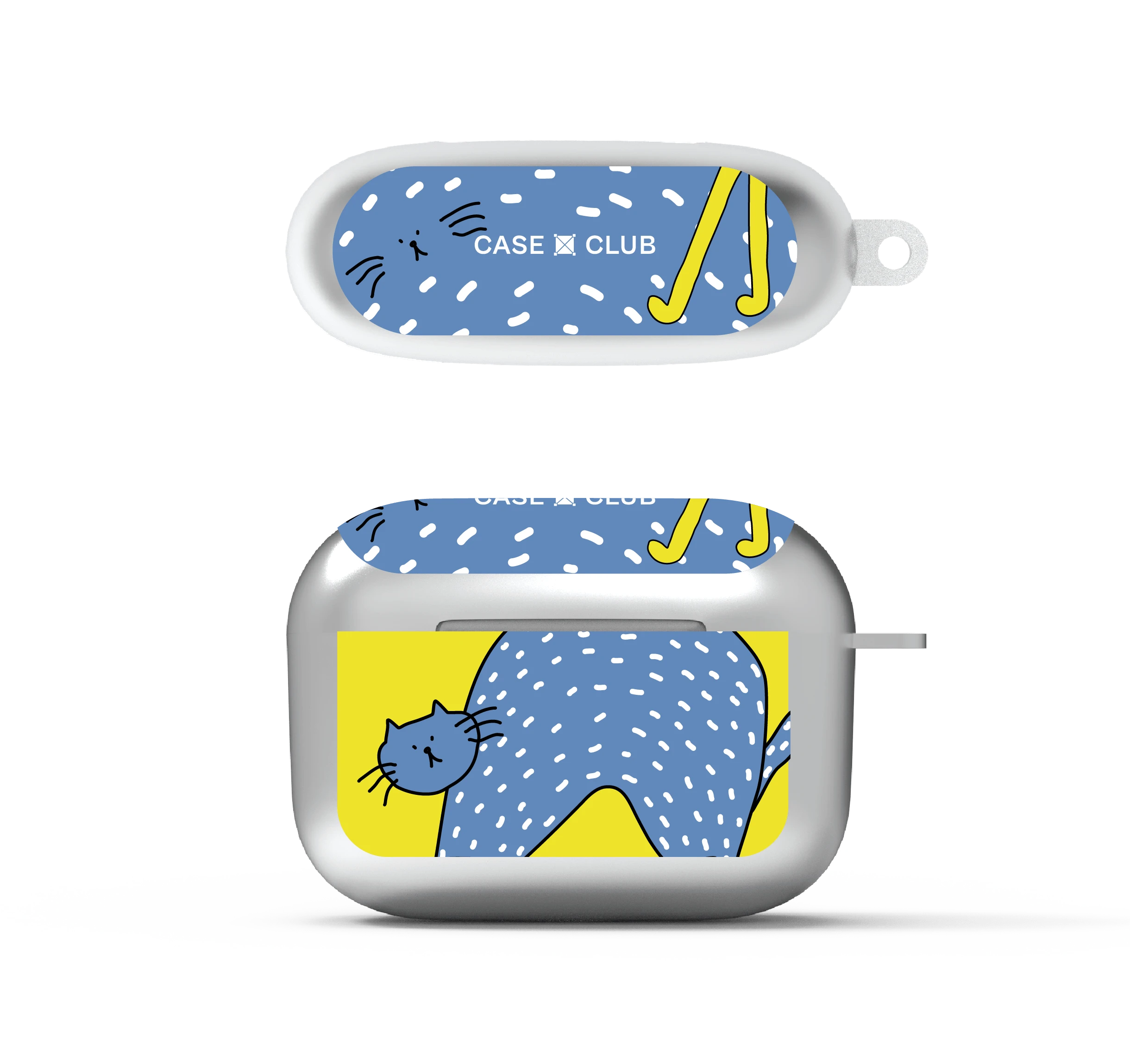 blue cat with yellow boots