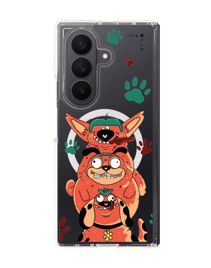 เคสใส samsung galaxy z fold 7 magsafe สุนัข 3 ตัว