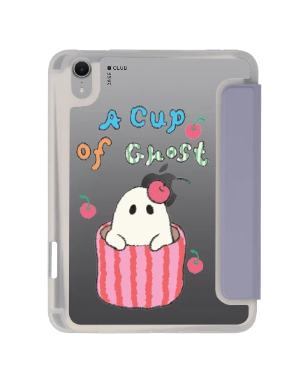 ipad mini 7 clear purple a cup of ghost club