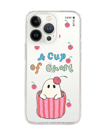 iphone 13 pro clear case a cup of ghost club