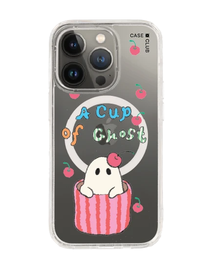 iphone 14 pro clear magsafe a cup of ghost club
