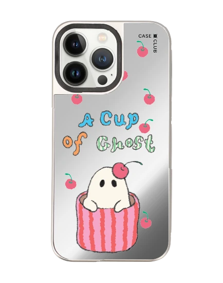 เคสกระจก iphone 14 pro max magsafe a cup of ghost club