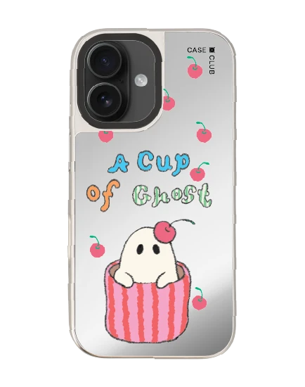 เคสกระจก iphone 16 magsafe a cup of ghost club