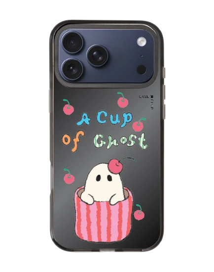 เคสกระจกดำ iphone 17 pro max mirror magsafe a cup of ghost club