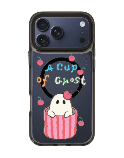 iphone 17 pro max clear black magsafe a cup of ghost club