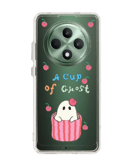 oppo reno 12f clear case a cup of ghost club