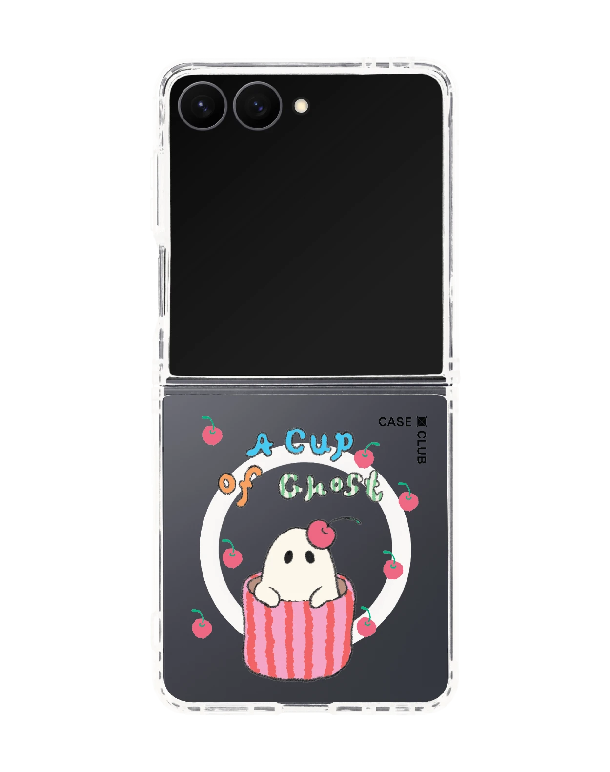samsung galaxy z flip 8 clear magsafe a cup of ghost club