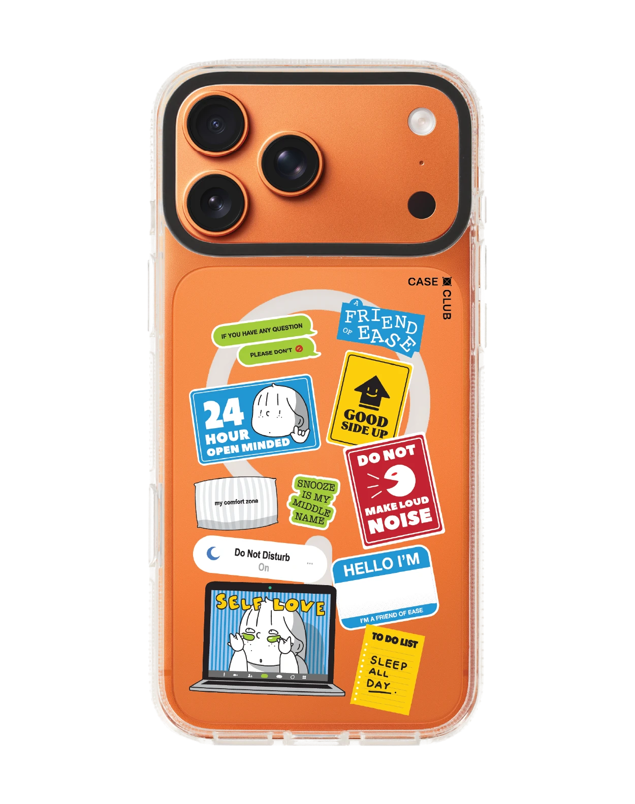เคสใส iphone 17 pro max magsafe shield ease around สติกเกอร์