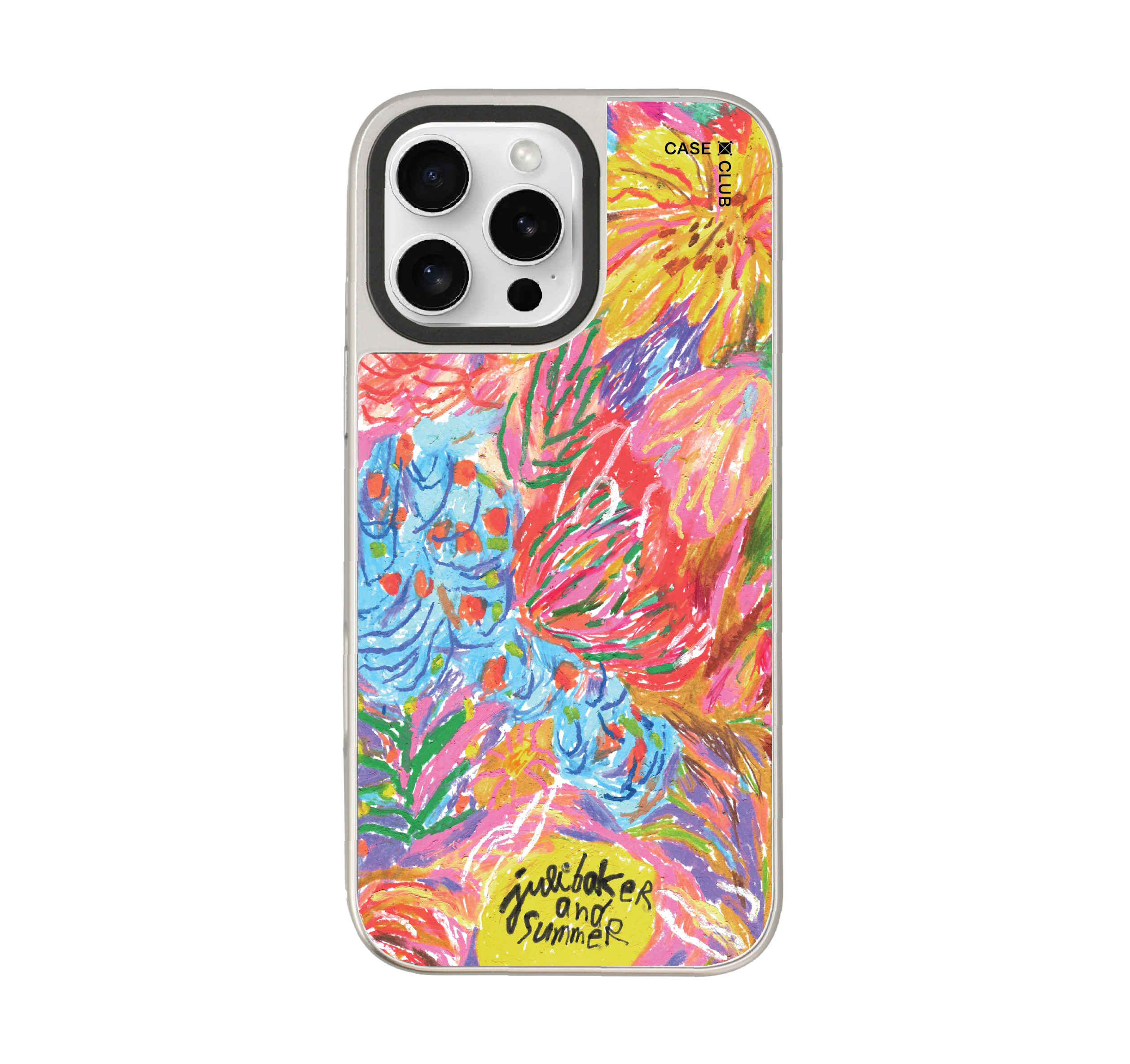iPhone 16 Pro Max Mirror Case MagSafe Abstract Flower by Juli Baker