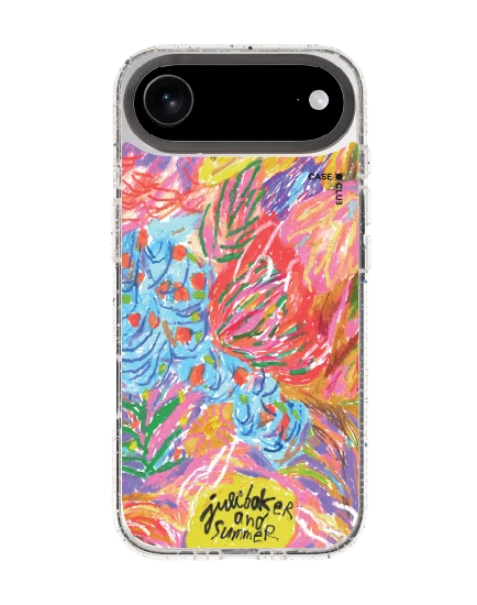 iphone air clear mirror magsafe abstract flower by juli baker