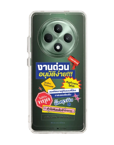 oppo reno 12f clear case akkara rush mode