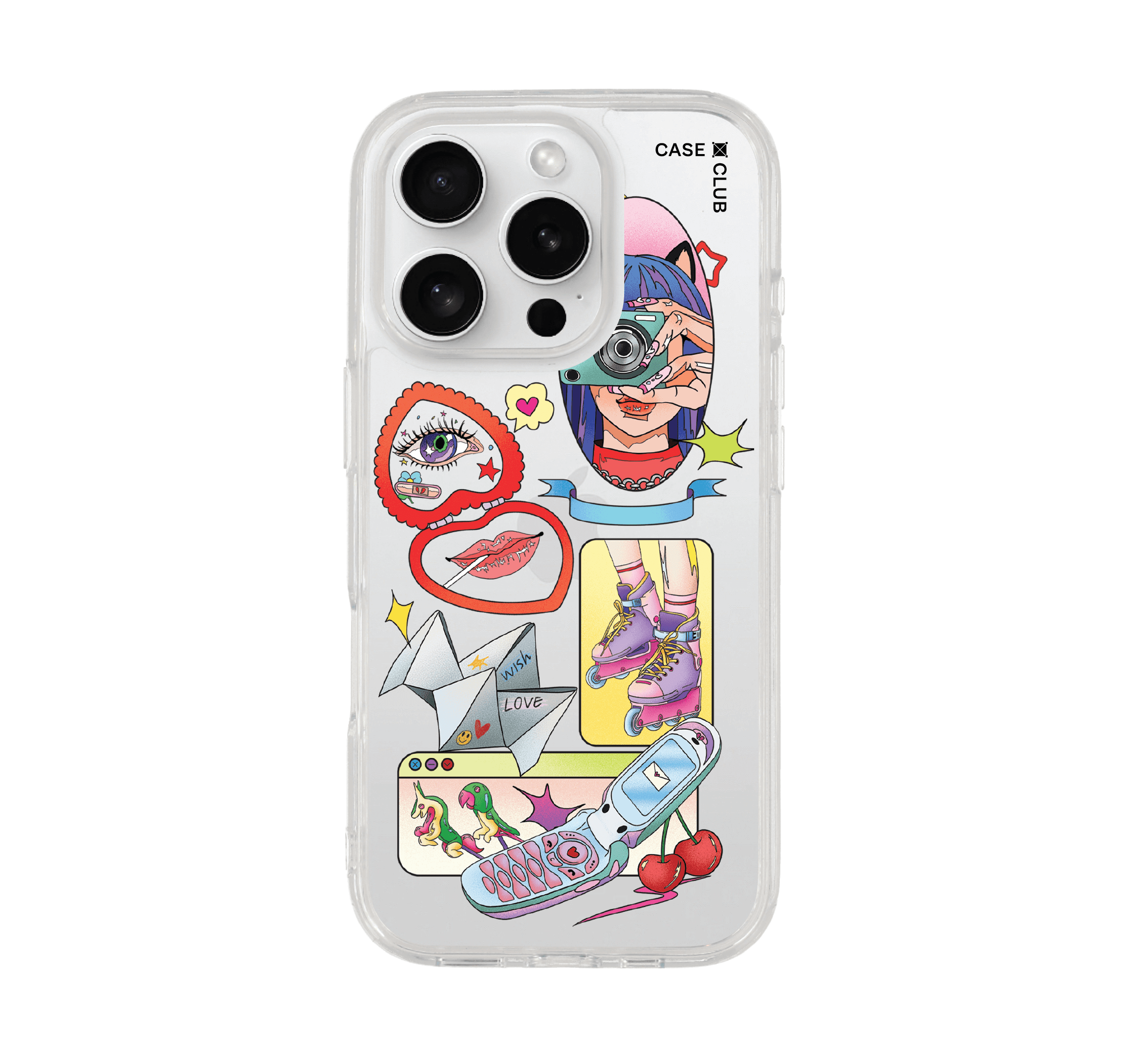 เคสใส iphone 16 pro bomfha ไดอารี่