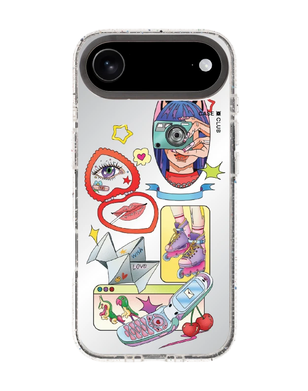 iphone air clear mirror magsafe analog diary by bomfha