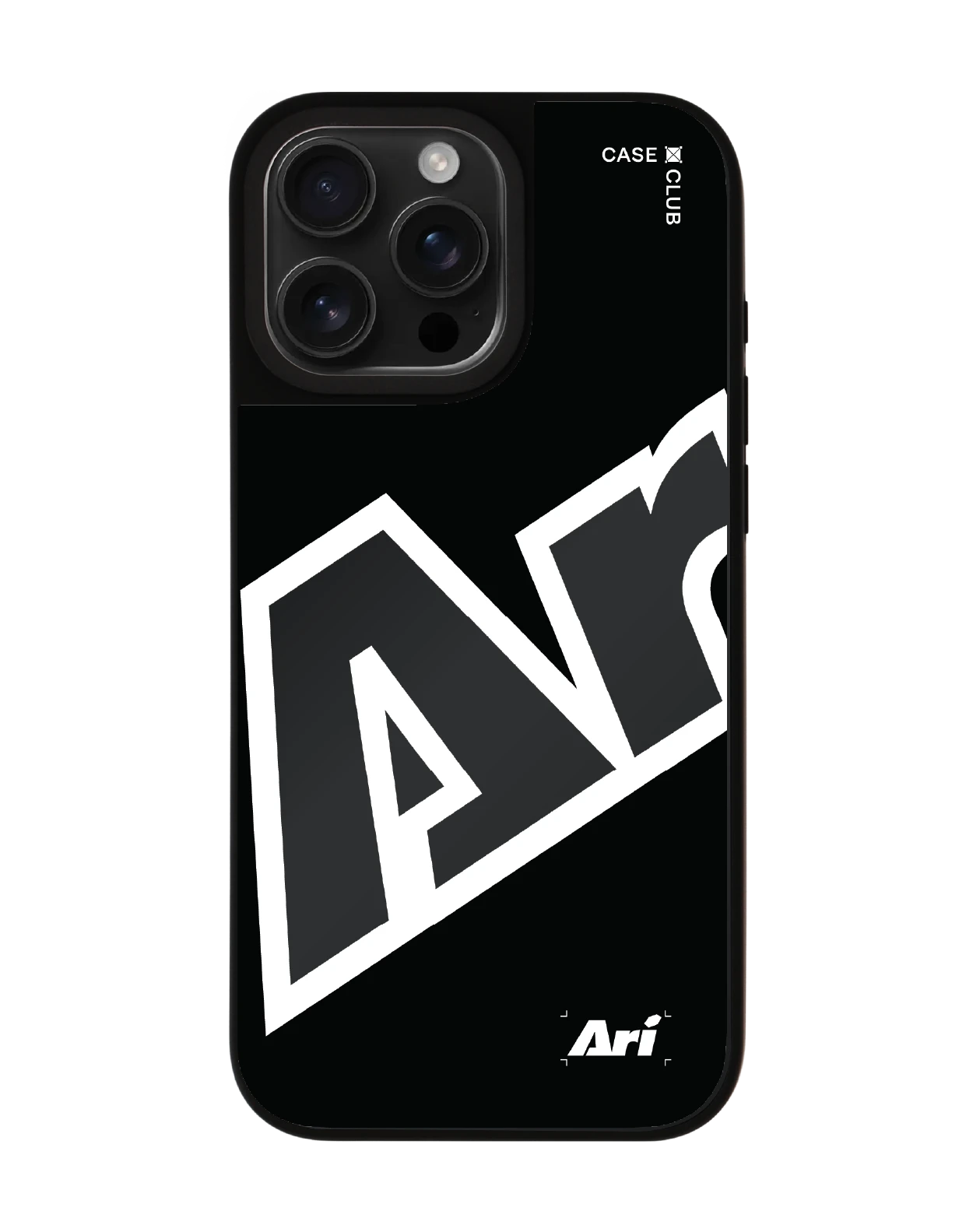 เคสกระจกดำด้าน iphone 16 pro max magsafe ari bold mode