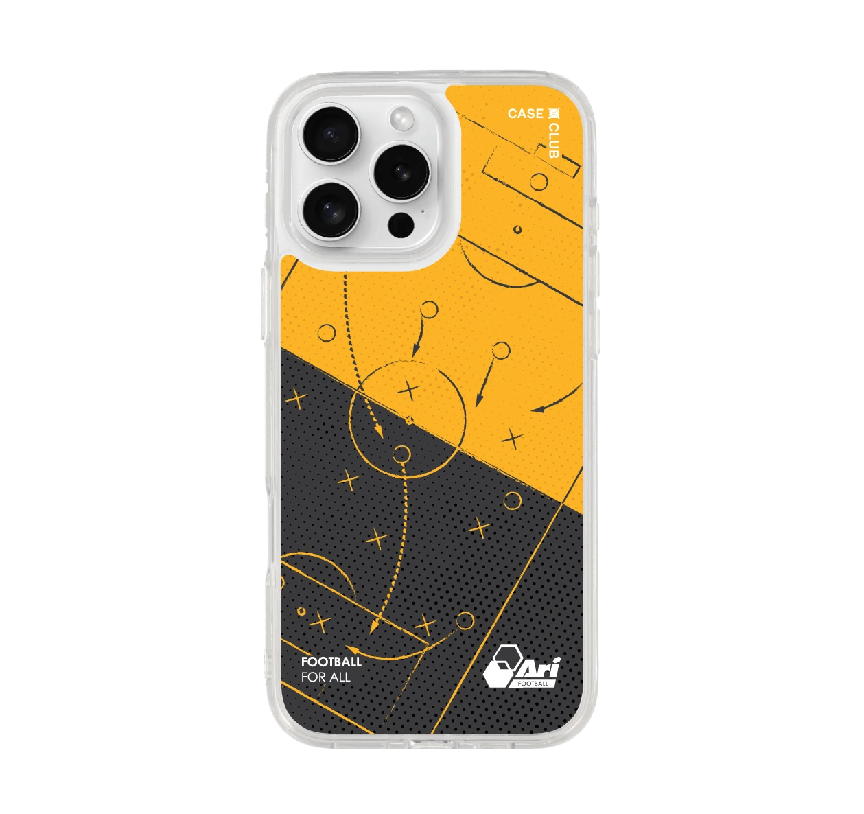 iphone 16 pro max clear case ari football