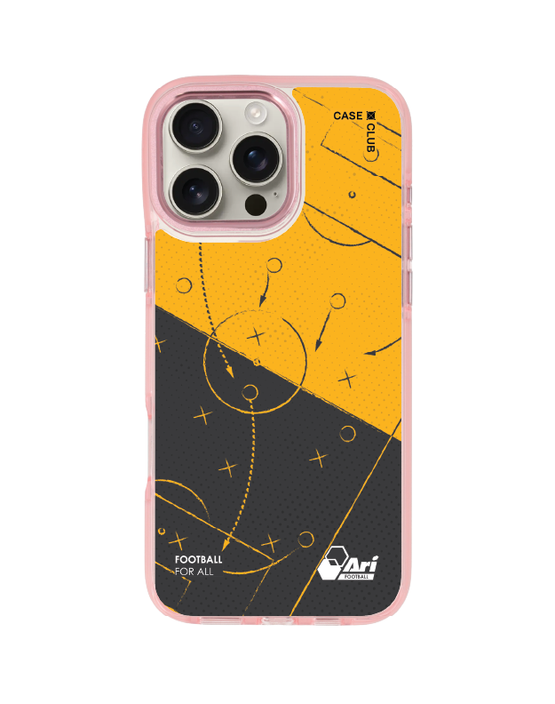 iPhone 16 Pro Max Clear Pink MagSafe ARI ฟุตบอล