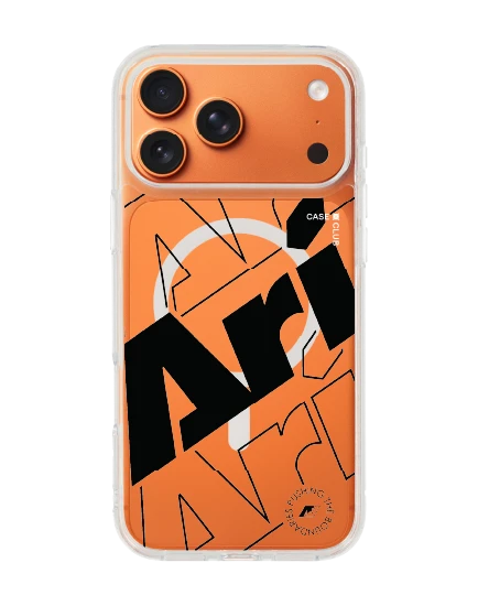เคสใส iphone 17 pro max magsafe ari โลโก้มาเนียสีดำ แนวสตรีท