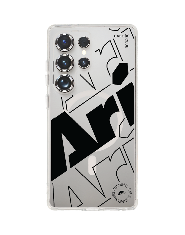 เคสใส samsung galaxy s25 ultra magsafe ari โลโก้มาเนียดำ