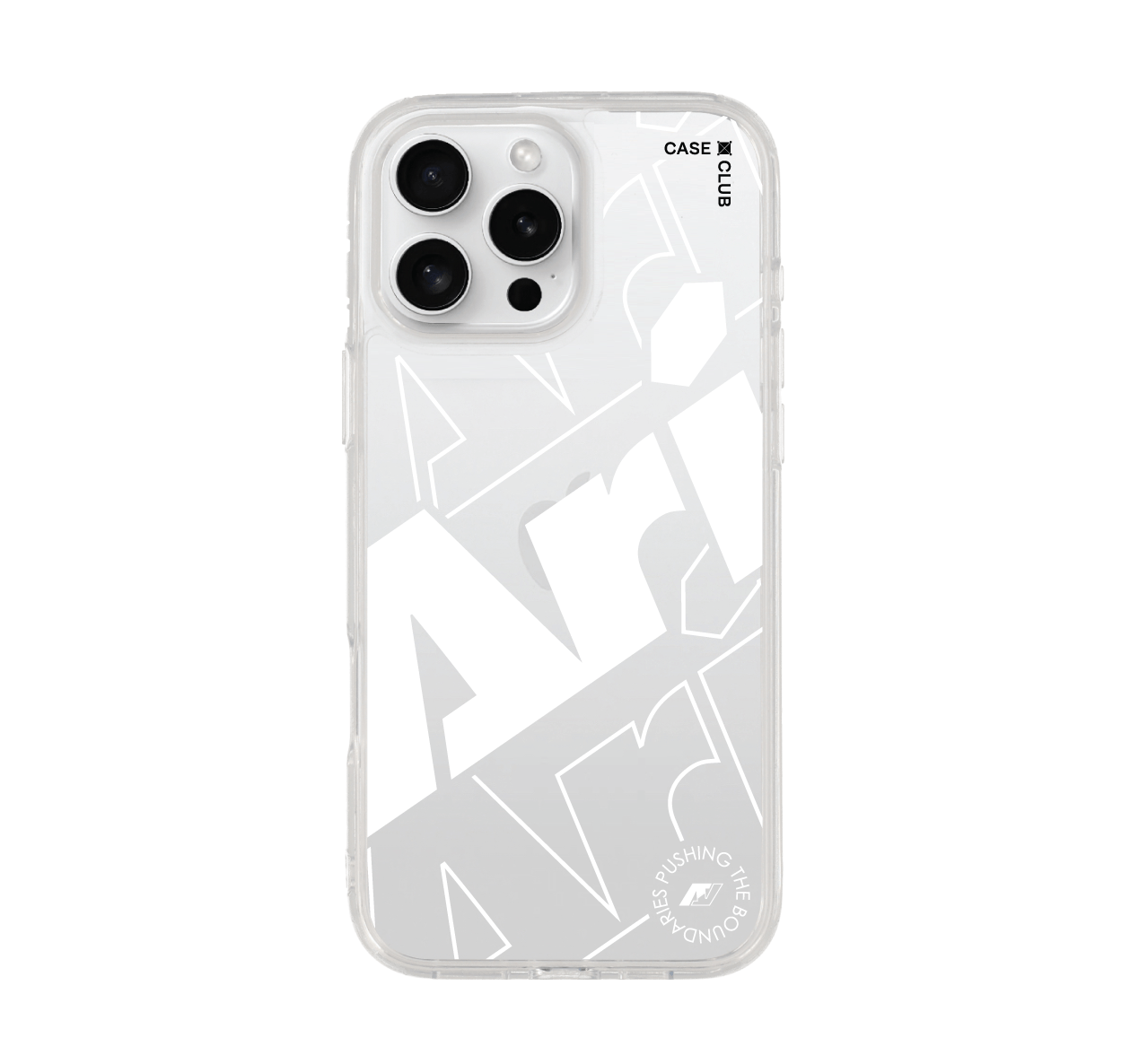 เคสใส iPhone 16 Pro Max ARI โลโกขาว