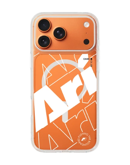 เคสใส iphone 17 pro max magsafe ari โลโก้มาเนียสีขาว แนวสตรีท