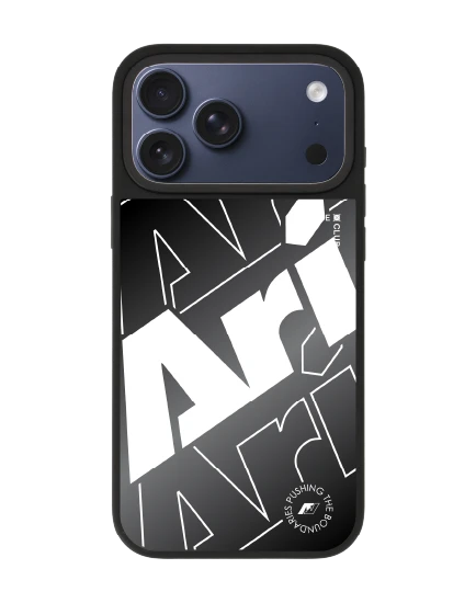 เคสกระจก iphone 17 pro max matte magsafe ari โลโก้มาเนียสีขาว แนวสตรีท