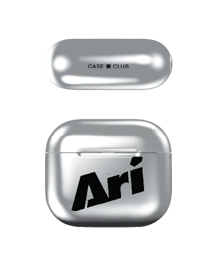 เคสสีเงิน airpods รุ่น 3 ari pure mode
