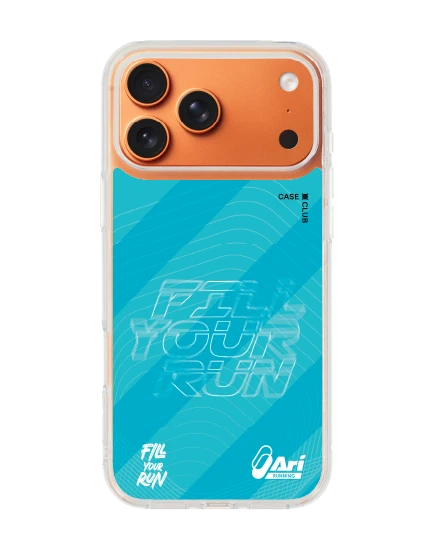 เคสใส iphone 17 pro max magsafe ari ลายวิ่งสุดคูลสีฟ้า