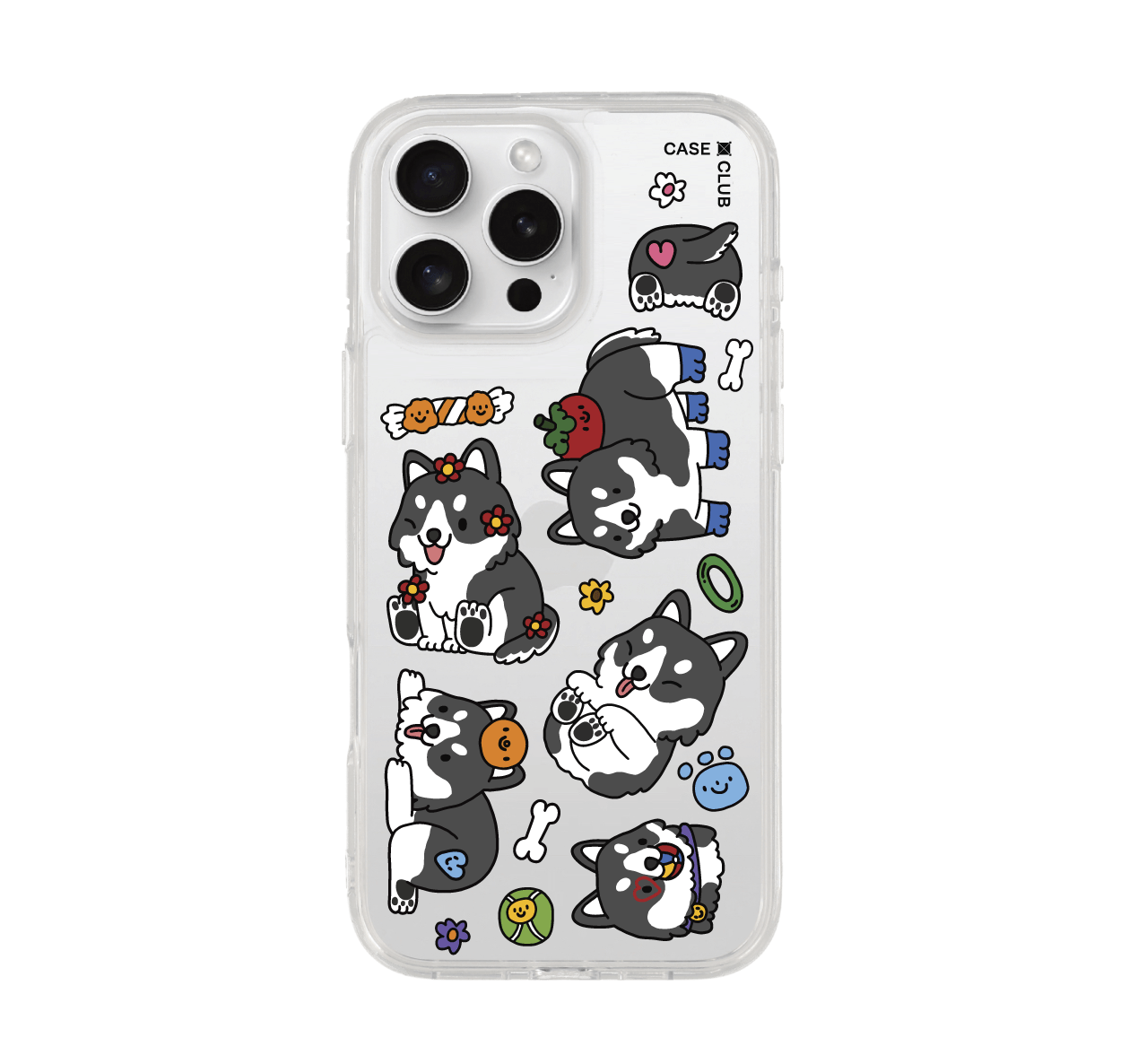 เคสใส iPhone 16 Pro Max ฮัสกี้น้อย
