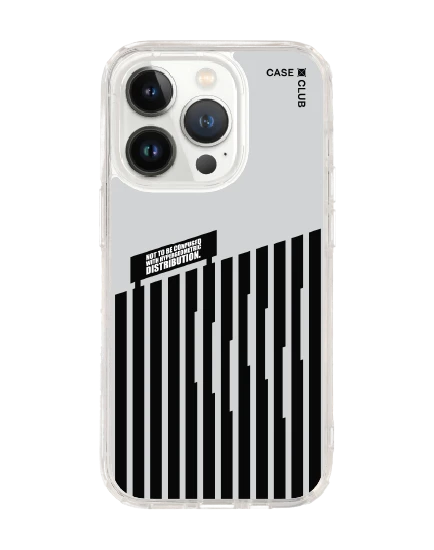 เคสใส iphone 14 pro บาร์โค้ดขาวดำ