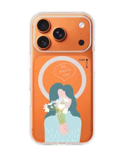 เคสใส iphone 17 pro magsafe สวยน้อยมินิมอล be with you