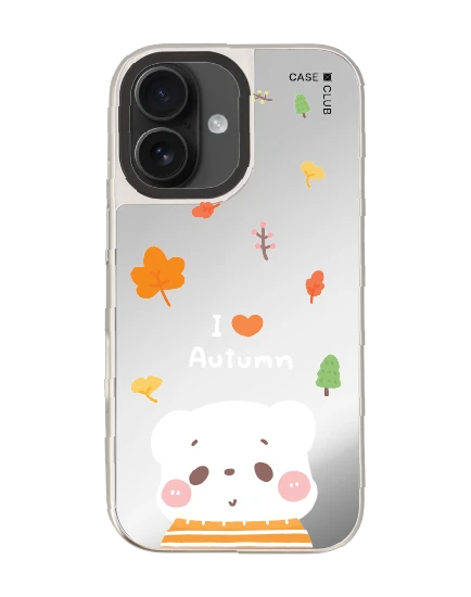เคสกระจก iphone 16 magsafe bearplease autumn