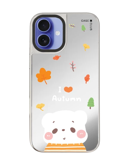 เคสกระจก iphone 16 plus magsafe bearplease autumn
