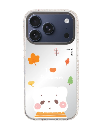 เคสกระจกใส iphone 17 pro mirror magsafe bearplease autumn