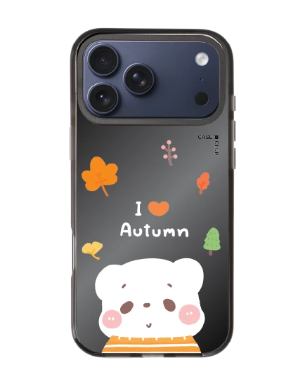 เคสกระจกดำ iphone 17 pro max mirror magsafe bearplease autumn