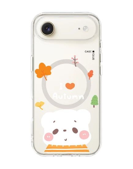 iphone air clear magsafe bearplease autumn