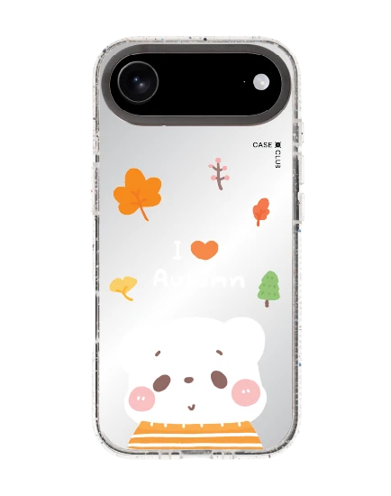 เคสกระจกใส iphone air mirror magsafe bearplease autumn