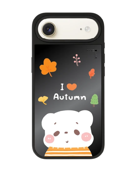 เคสกระจก iphone air matte magsafe bearplease autumn