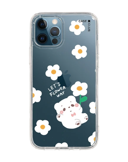 เคสใส iphone 12/12 pro bearplease daisy