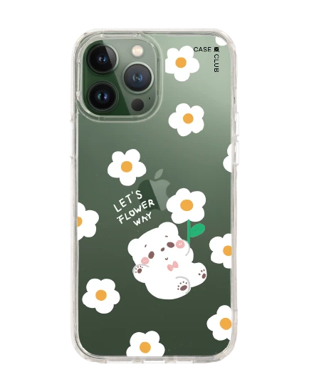 เคสใส iphone 13 pro max bearplease daisy