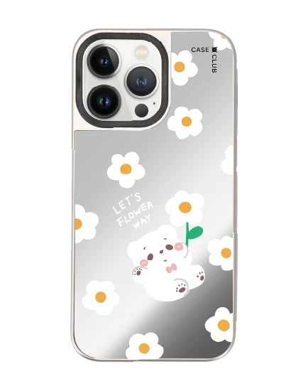 เคสกระจก iphone 14 pro max magsafe bearplease daisy